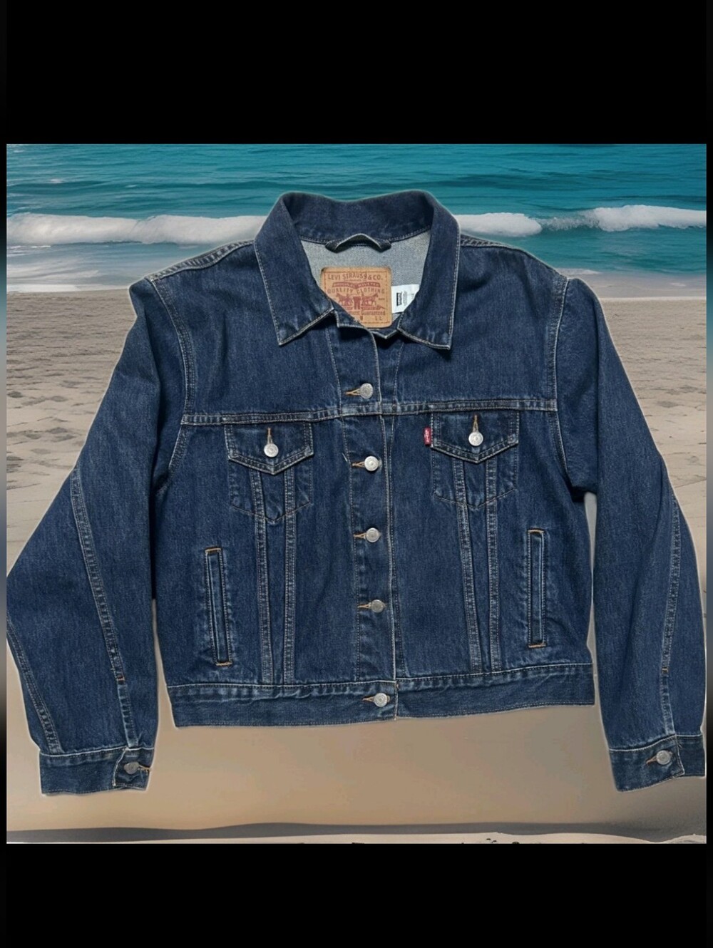 Levi's Indigo Blue Classic Denim Trucker Jacket